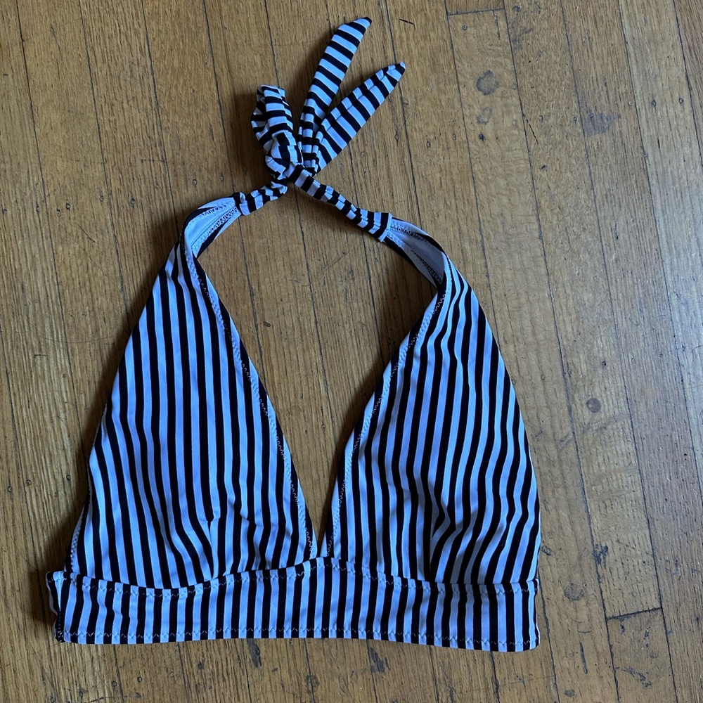 Striped Halter Bikini